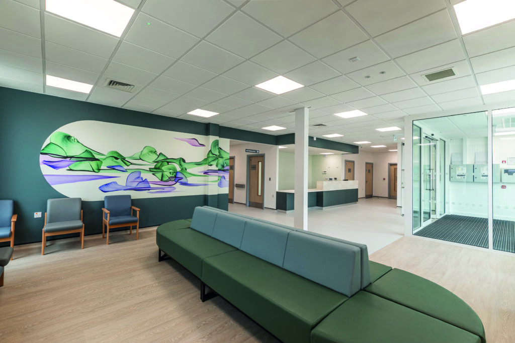 Modular Community Diagnostic Centre at Barking NHS Hospital Patient Waiting Areas Image