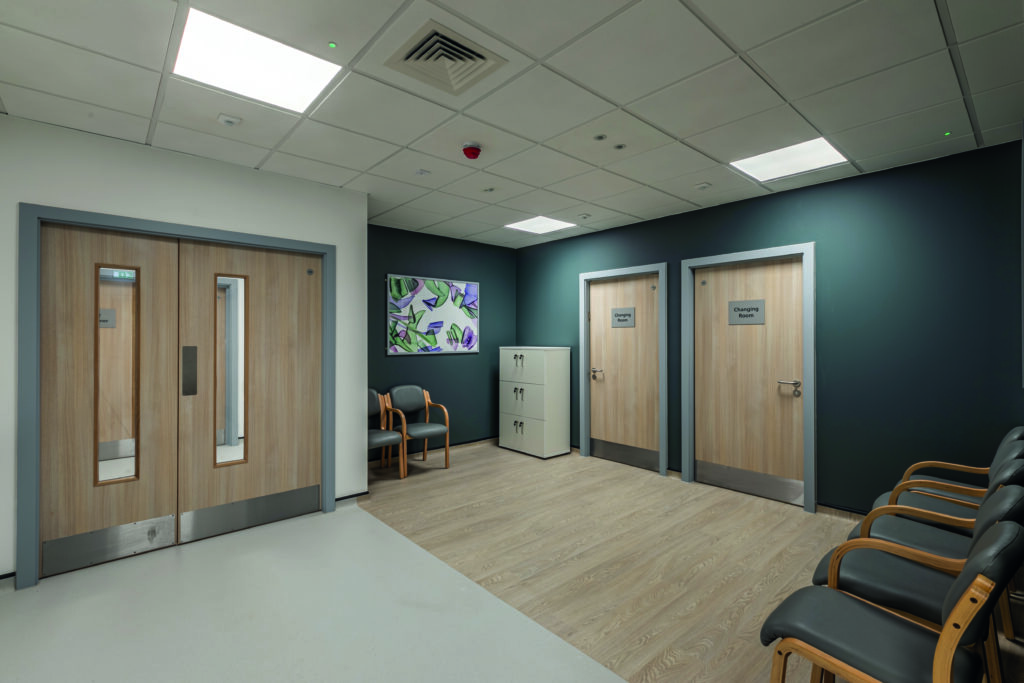 Modular Community Diagnostic Centre at Barking NHS Hospital Patient Waiting Areas Image