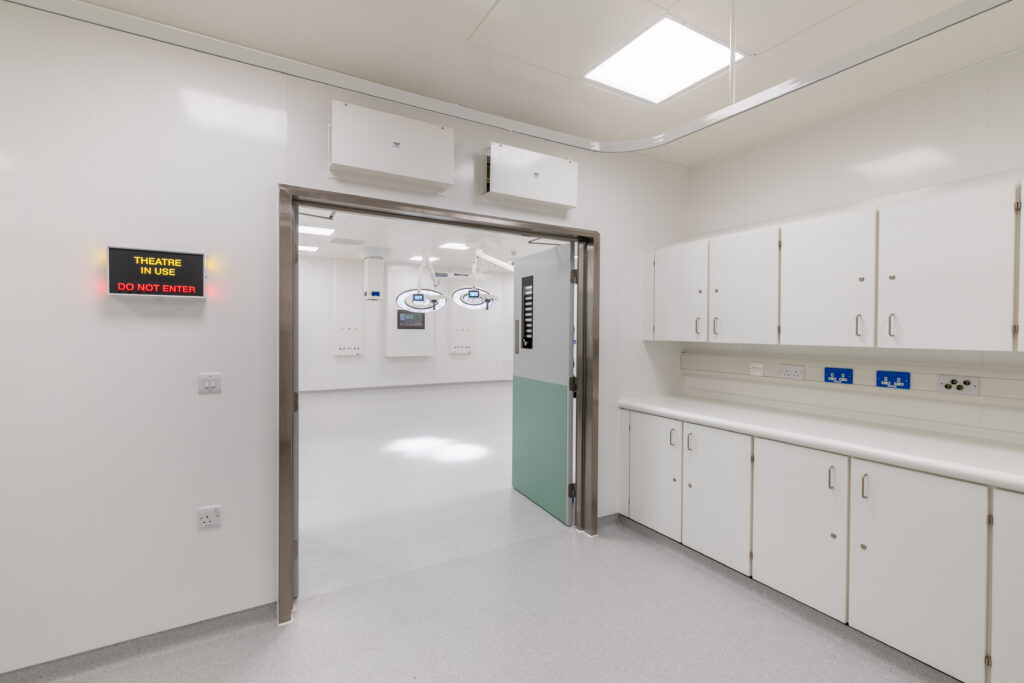 Modular Materinity Operating Theatre at Leighton NHS Hospital Anaesthetic Room Image