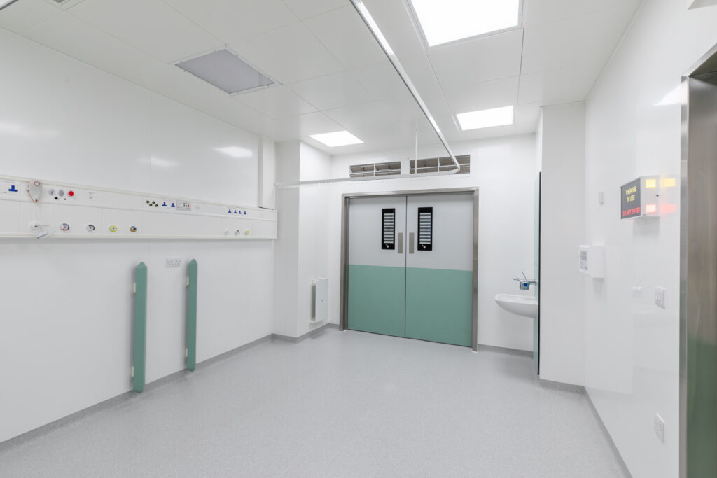 Modular Materinity Operating Theatre at Leighton NHS Hospital Anaesthetic Room Image