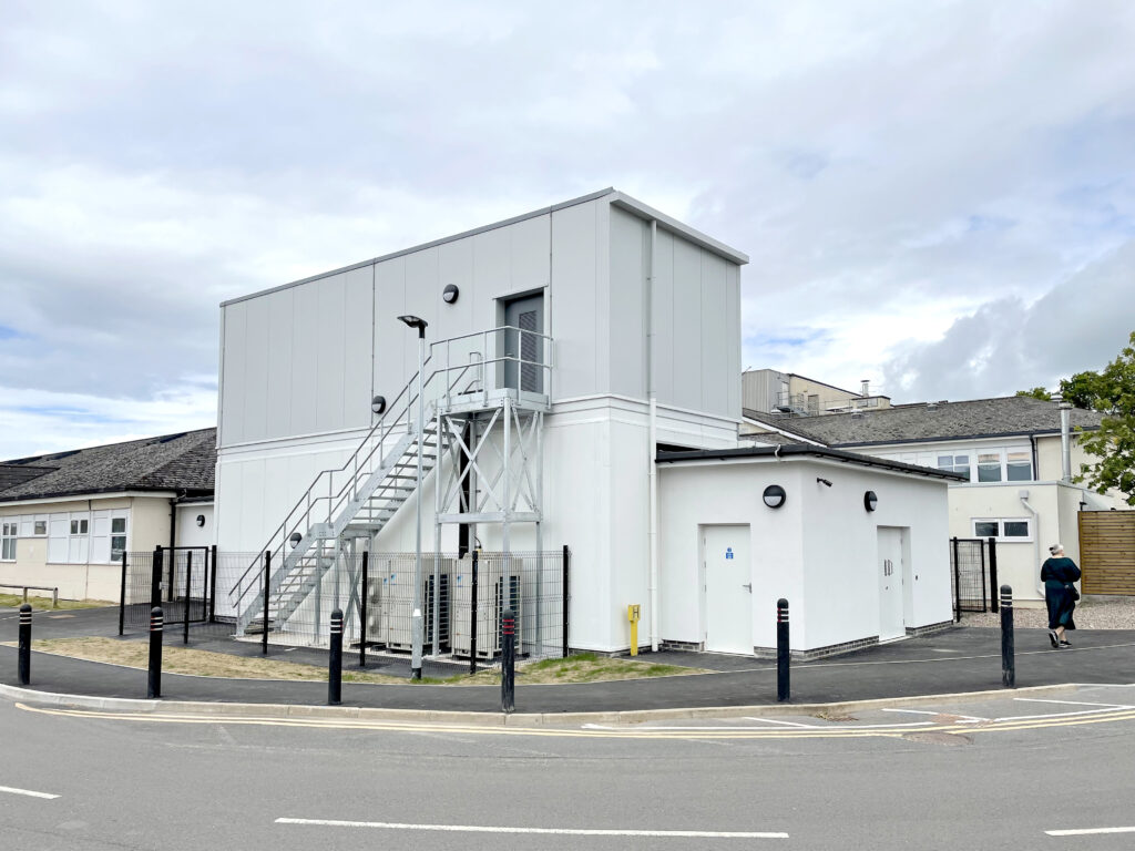 Modular Materinity Operating Theatre at Leighton NHS Hospital External Image