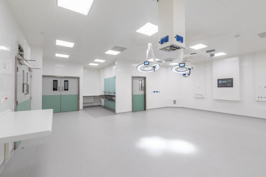 Modular Materinity Operating Theatre at Leighton NHS Hospital Operating Room Image